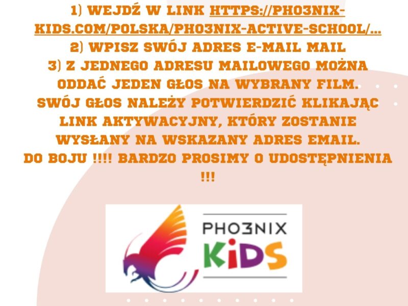 Konkurs Pho3Nix- prosimy o głosy